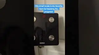 Favorite item for tracking all progress in the gym! 🏋️&zwj;♀️ #momtok #smartscale #bluetoothscale