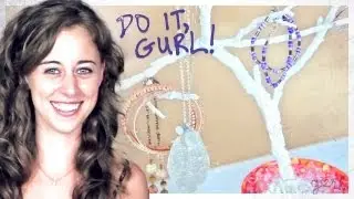 DIY Jewelry Tree (Literally Made From a Tree!) - Do It, Gurl