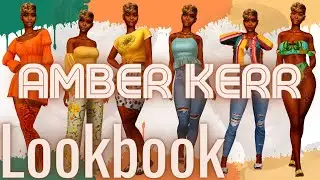 The Sims 4 | Female Urban CC Lookbook | CC HAUL +  Free Download CC Links | Amber Kerr🦋🧡