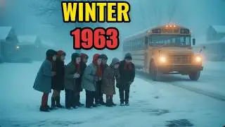 Waiting for the School Bus on a Freezing Morning — Winter 1963