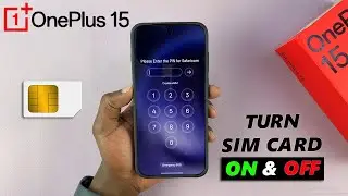 Как включить/выключить SIM-карту на OnePlus 15