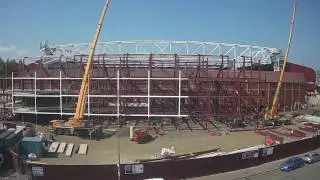 Tynecastle Park Timelapse. February '17 to May '17