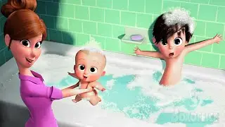 Au bain avec ton petit frère qui vient de naître | Baby Boss | Extrait VF Français