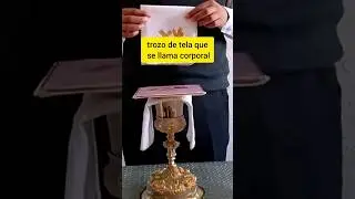 &iquest;C&oacute;mo preparar el c&aacute;liz para la celebraci&oacute;n de la #misa? #catolico