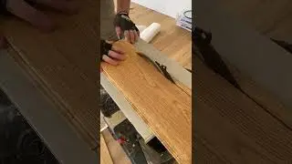 Parkett auf Gehrung s&auml;gen/ Stichs&auml;ge /Parkett schneiden s&auml;gen /Parkett verlegen /Eiche /Klickparkett