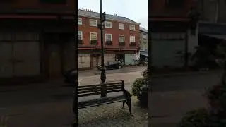 Beccles. Англия, Бекклз, дождь, воскресенье