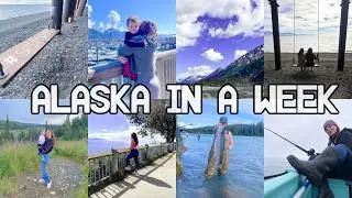 Traveling Alaska Vlog 2025 | Halibut and Salmon fishing + Homer, Seward and the Kenai Peninsula