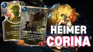CORINA Spell Burn! Heimer Norra - Masters Deck Gameplay Legends of Runeterra