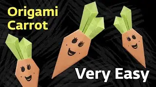 You&rsquo;ll LOVE This Cute Paper Carrot! 🥕 Easy Origami Tutorial
