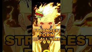 Naruto strongest form of all time 😱🤯 #anime animefactsinhindi #animefacts #naruto #shortsfeed