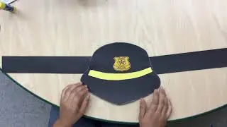 Wk10 ARt Tue - Police Officer Hat
