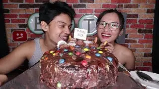 One Whole CAKE made by love [MUKBANG]