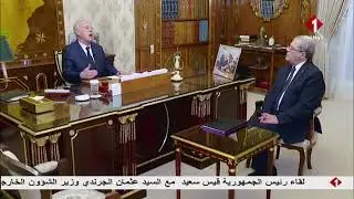 لقاء رئيس الجمهورية قيس سعيد مع السيد عثمان الجرندي وزير الشؤون الخارجية والهجرة والتونسيين بالخارج