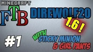 FTB Direwolf20 S02E01 - Thaumometer, 1.6.4, Morph mod, elementals, and a hole in the mountain