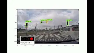 Detecting traffic lights using tensorflow