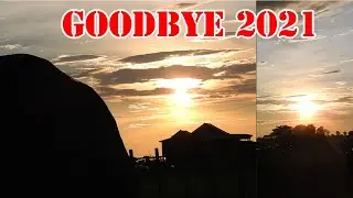 Goodbye 2021 Through Sunset At Siem Reap Countryside