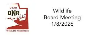Wildlife Board Meeting 1/8/2026