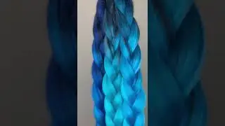 Blue like the sky 💕 IG : mulata_braids  #boxbraids #hairgoals #naturalhair #protectivestyle