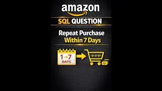 Amazon SQL Question 4 : Customers who Purchased Again in 7 Days