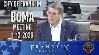 City of Franklin, BOMA Meeting 1-13-2026
