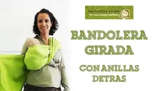 Bandolera girada con anilla a la espalda