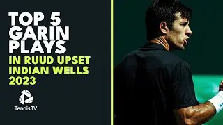 Top 5 Amazing Cristian Garin Plays in Win Over Ruud! | Indian Wells 2023