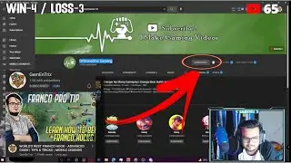 When @GamEnTrix Subscribed To Me 😍 On His Livestream | Mobile Legends