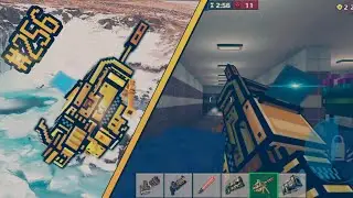 Pixel gun 3d. {#256} One shot + golden skin [Review].