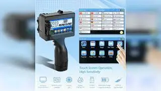 Review: Handheld Inkjet Printer Gun MS-Z10 with 42ml Quick-Drying Ink Cartridge Portable Handh...