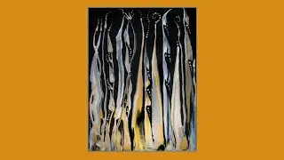 #10,241 Simple Scoop Transfer  Fluid Acrylics Painting 12.20.2025 Spontaneous art