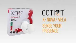 OCT XVELA/NOVA MOTION SENSOR ENABLED PANEL LIGHT WITH AUTO ON/OFF AND DIM.FEATURES-1OW/15W/18/22W.