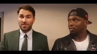 DILLIAN WHYTE & EDDIE HEARN- 'LUCAS BROWNE LOOKS LIKE A GIANT PENIS WITH TATTOOS SEND THE CONTRACT!'