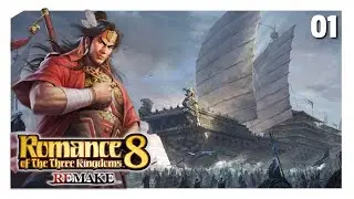 Vagrant Officer Campaign with the Pirate Gan Ning! | ROTK 8 Remake Gan Ning Let's Play E01