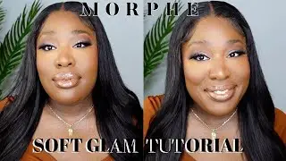 SOFT GLAM MAKEUP USING ONLY MORPHE  | DARK SKIN MAKEUP | WOC MAKEUP #MORPHE #SOFTGLAM #GRWM #WOC