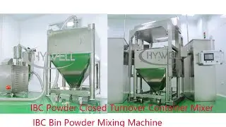 Closed Turnover Powder Mixer, Closed Powder Mixing Machine, enclosed powder Blender