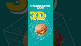 3D Holographic food Menu | amazing restaurants #restaurants #3d