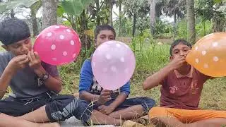 outdoor fun with Rocket Balloon and learn colors for kids by I kids episode -108
