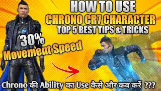 HOW TO USE CHRONO CHARACTER - TOP 5 TIPS AND TRICKS - #JONTYGAMING - GARENA FREEFIRE BATTLEGROUND