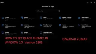 APPLY DARK THEMES IN WINDOW 1O  Version 1803, 1903,1909, 2004