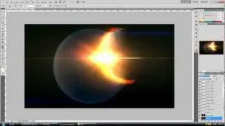 Planet Collision Speed Art - RiTutorials