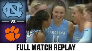 North Carolina vs. Clemson Full Match Replay | 2023 ACC Volleyball
