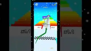 NOOB vs PRO vs HACKER in Colourful Snake Game #shorts #colorfulsnake #gameplay