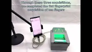 10 multi fingerprint scanner SF84C demo
