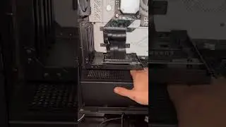 What looks better? Side mounted or not? #pcgaming #pcsetup #pctips #graphicscard #GPU #pcbuild