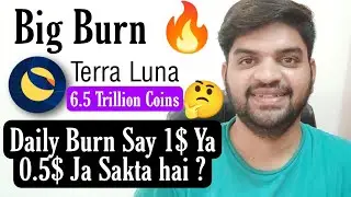 Luna Burn 🔥 Luna Hit ( 1$ or 0.5$ ) After Big Token Supply Burn ?