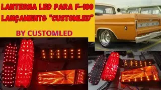 KIT LANTERNA DE LED PARA F100 1985 COM PISCAS DIANTEIROS- by CUSTOMLED