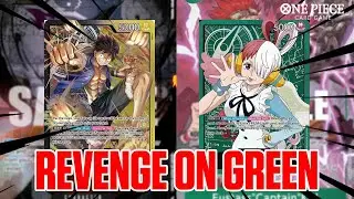 [Revenge on Green] - Black-Yellow Luffy vs Green Uta [OP07] [One Piece Card Game]