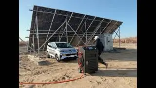 Installing free Mobile Movable EV charger,works with all 3 phase power source USA,Europe 380~480V