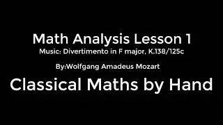 Math Analysis 1 Lesson 1: prove using Epsilon BIG N definition