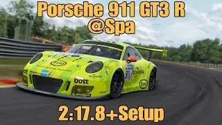 Project Cars 2 Porsche 911 GT3 R | Spa | 2:17.8 + Setup